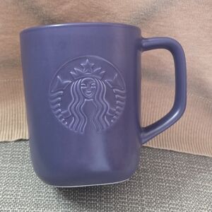 Starbucks Deep Purple Recycled Ceramic Mug With Triangular Bottom